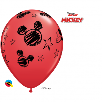 Balionas ''Mickey Mouse'' raudonas (28cm) 1