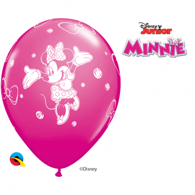 Balionas ''Minnie Mouse'' avietinis (28cm)