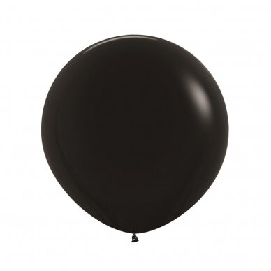 ''Black'' spalvos balionas (60cm) ''Black'' spalvos balionas (60cm)