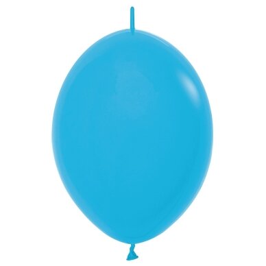 ''Blue'' spalvos jungiantis balionas (30cm) - 50vnt ''Blue'' spalvos jungiantis balionas (30cm) - 50vnt