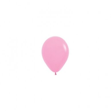 ''Bubblegum Pink'' spalvos balionas (12cm) - 50vnt