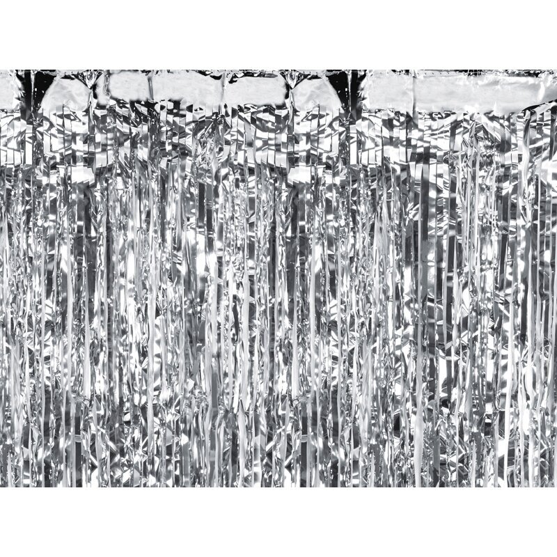 Dekoracija ''Sidabro spalvos lietutis'' 100 x 200cm