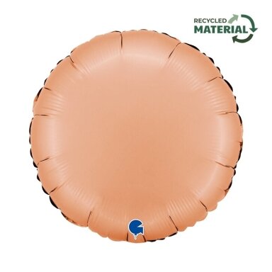 Folinis balionas apskritimas ''Satin Peach''
