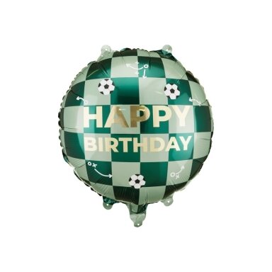 Folinis balionas ''Futbolas, happy birthday'' 45cm