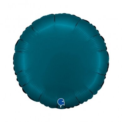 Folinis balionas apskritimas ''Satin Petrol Blue'' Folinis balionas apskritimas ''Satin Petrol Blue''