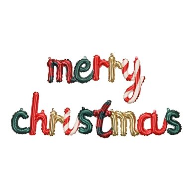 Folinis balionas užrašas ''Merry Christmas'' Folinis balionas užrašas ''Merry Christmas''