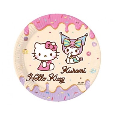 Lėkštutės ''Hello Kitty Kuromi'' 23cm