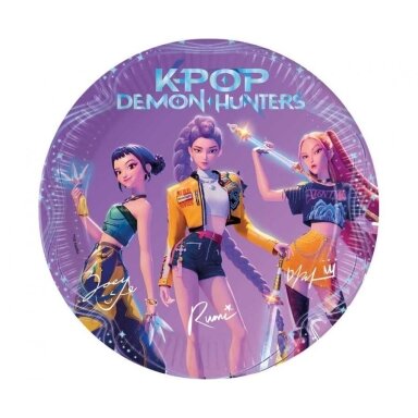 Lėkštutės ''K-POP DEMON HUNTERS'' 23cm