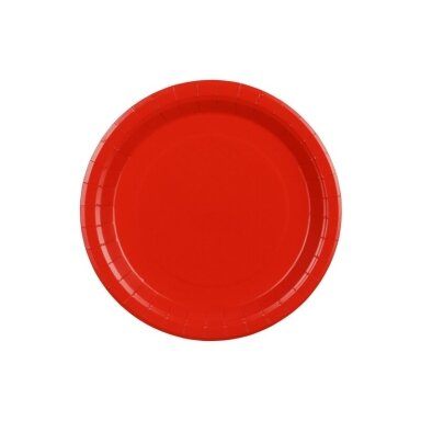 Lėkštutės raudonos spalvos 18cm