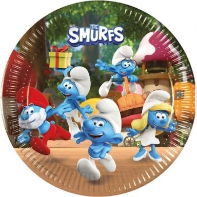 Lėkštutės ''Smurfai'' 23cm