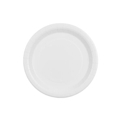 Lėkštutės baltos spalvos 23cm
