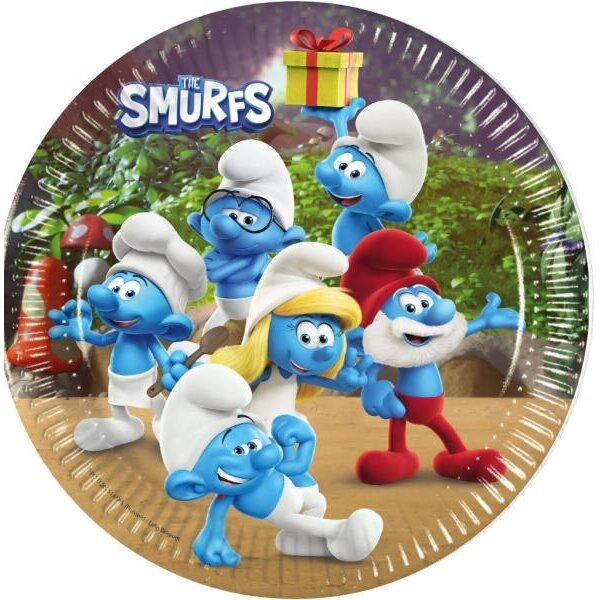 Lėkštutės ''Smurfai'' 20cm