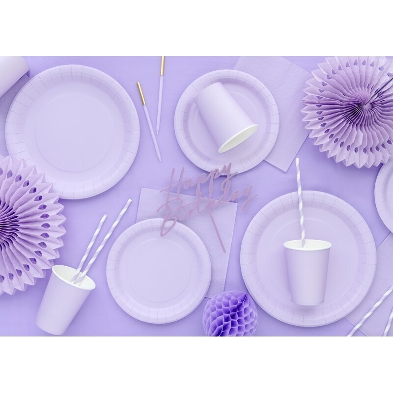 Lėkštutės šviesiai violetinės spalvos 23cm 1