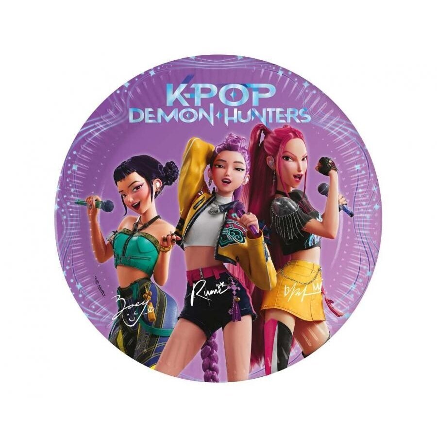 Lėkštutės ''K-POP DEMON HUNTERS'' 20cm