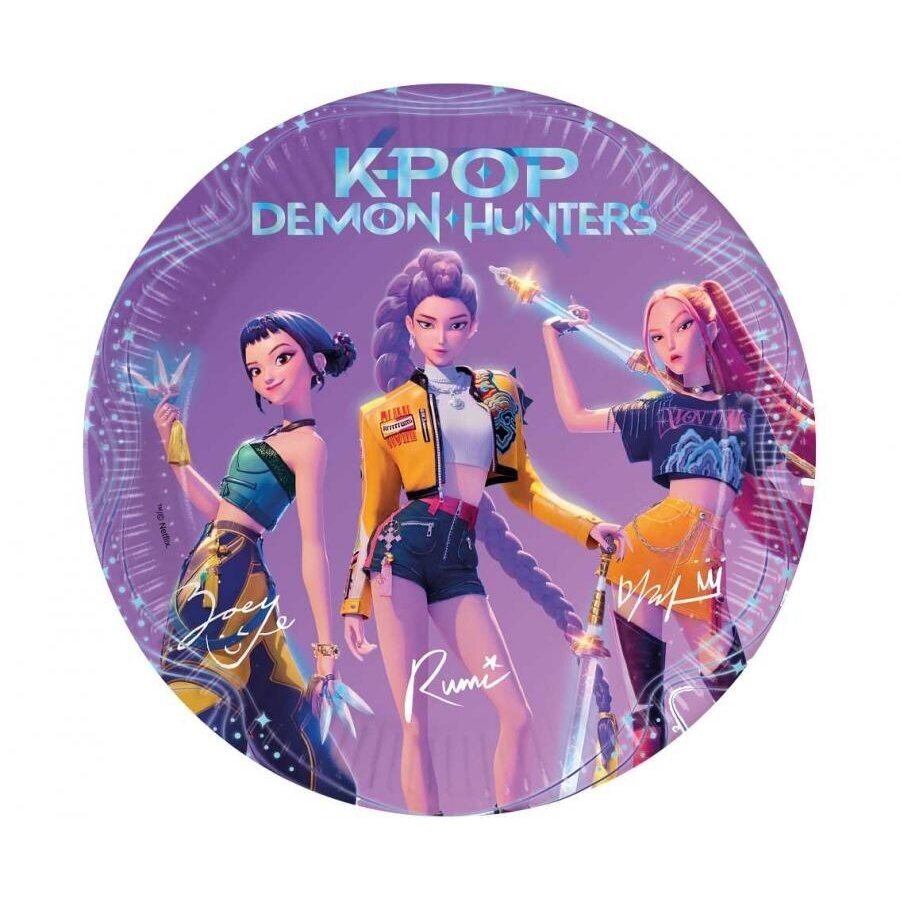 Lėkštutės ''K-POP DEMON HUNTERS'' 23cm Lėkštutės ''K-POP DEMON HUNTERS'' 23cm