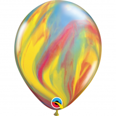 Marmurinis balionas, spalvotas (28cm)