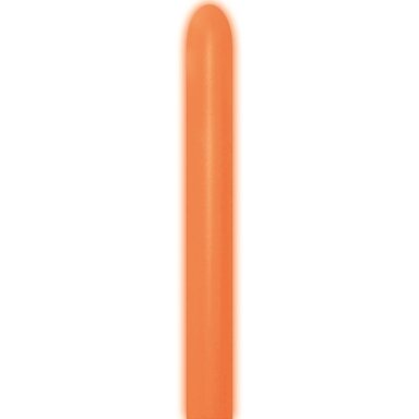 ''Neon Orange'' spalvos modeliavimo balionas 260M - 50vnt