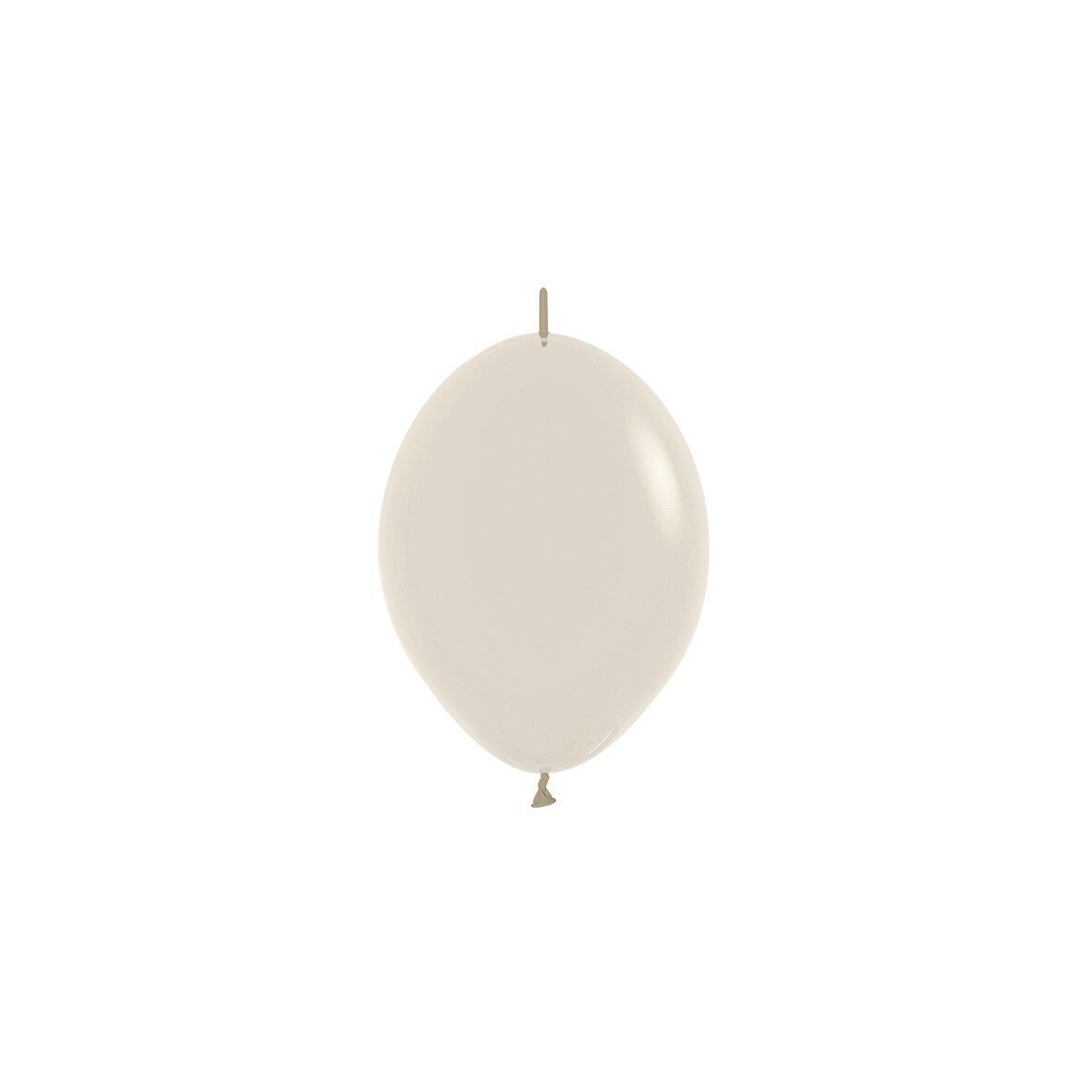 ''Pastel Dusk Cream'' spalvos jungiantis balionas (15cm) - 50vnt