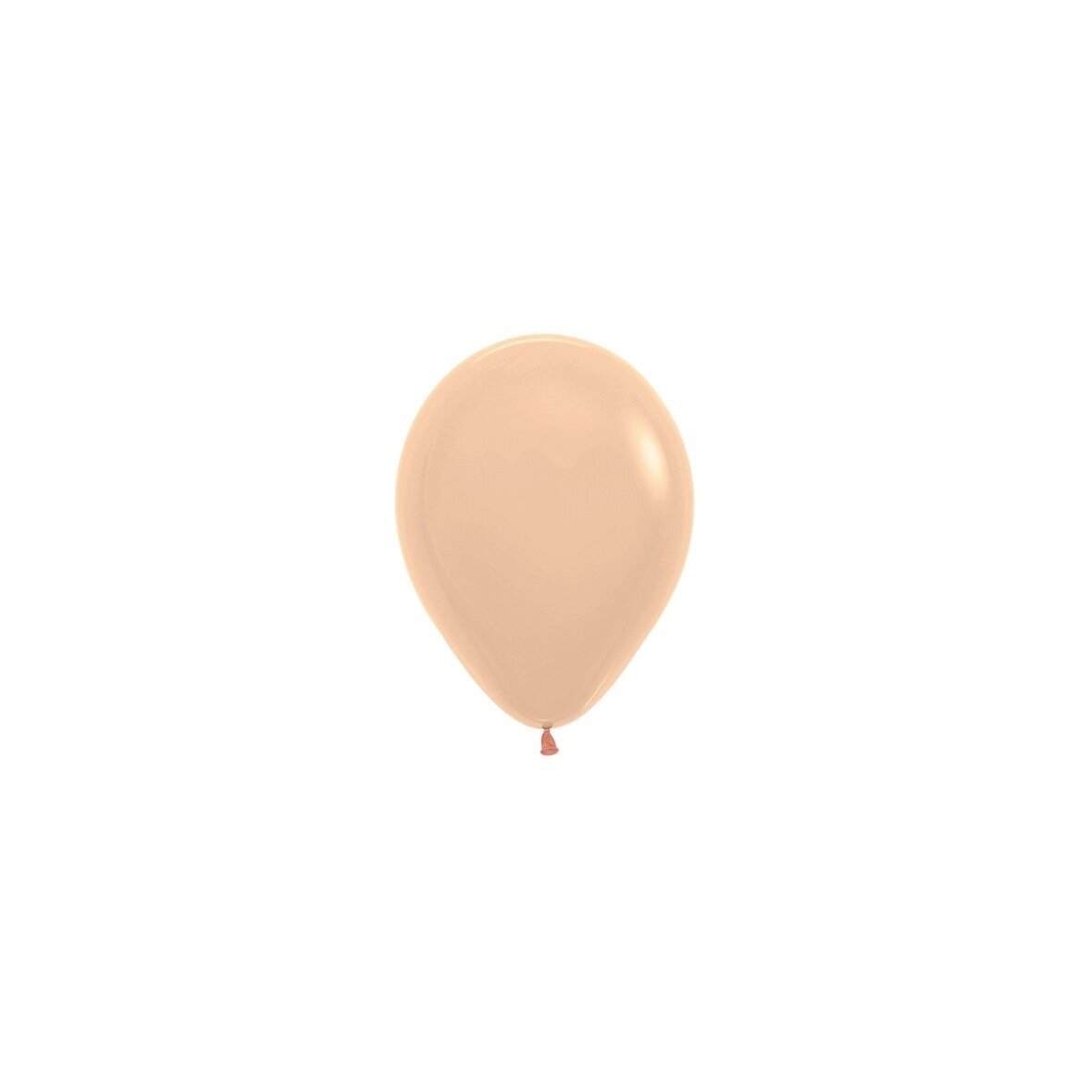 ''Pastel Matte Malibu Peach'' spalvos balionas (12cm) - 50vnt