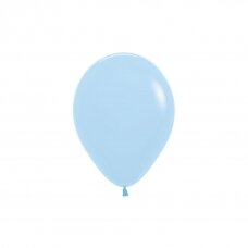 ''Pastel Matte Blue'' spalvos balionas (25cm) - 100vnt