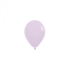 ''Pastel Matte Lilac'' spalvos balionas (12cm) - 50vnt