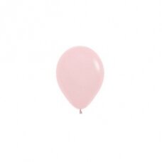 ''Pastel Matte Pink'' spalvos balionas (12cm) - 50vnt