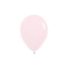 ''Pastel Matte Pink'' spalvos balionas (25cm) - 100vnt