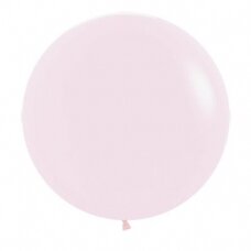 ''Pastel Matte Pink'' spalvos balionas (60cm)