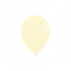 ''Pastel Matte Yellow'' spalvos balionas (25cm) - 100vnt