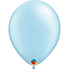 Perlamutrinis ''Light Blue'' spalvos balionas (12cm)