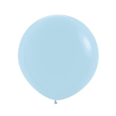 ''Pastel Matte Blue'' spalvos balionas (60cm)