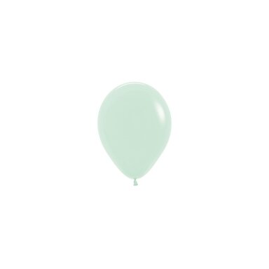 ''Pastel Matte Green'' spalvos balionas (12cm)
