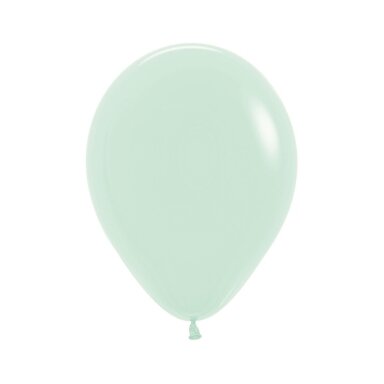 ''Pastel Matte Green'' spalvos balionas (25cm) - 100vnt