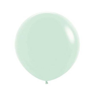 ''Pastel Matte Green'' spalvos balionas (60cm)