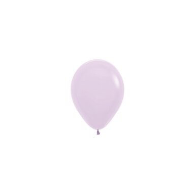 ''Pastel Matte Lilac'' spalvos balionas (12cm) - 50vnt