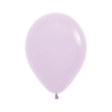 ''Pastel Matte Lilac'' spalvos balionas (25cm) - 100vnt