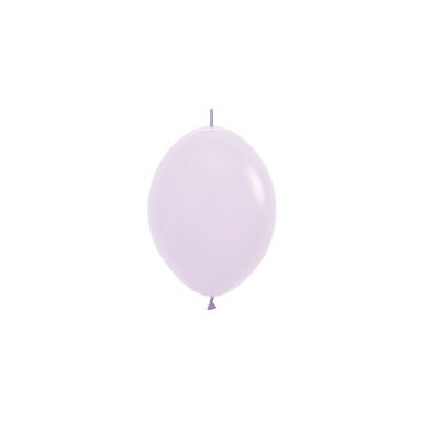 ''Pastel Matte Lilac'' spalvos jungiantis balionas (15cm) - 50vnt