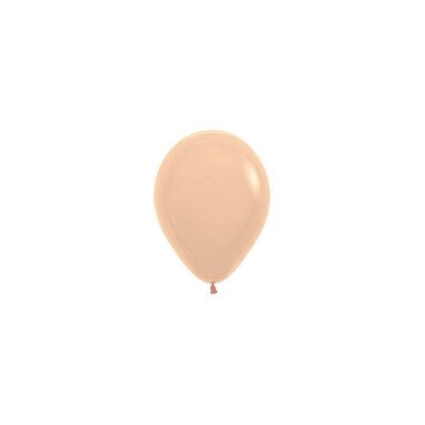 ''Pastel Matte Malibu Peach'' spalvos balionas (12cm)