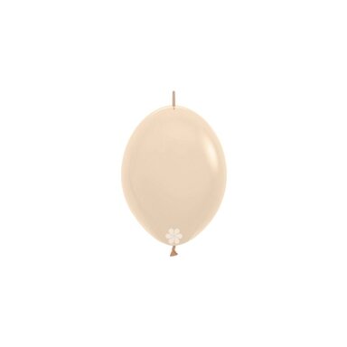 ''Pastel Matte Nude'' spalvos jungiantis balionas (15cm) - 50vnt