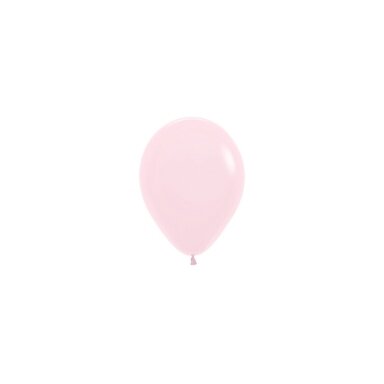 ''Pastel Matte Pink'' spalvos balionas (12cm)