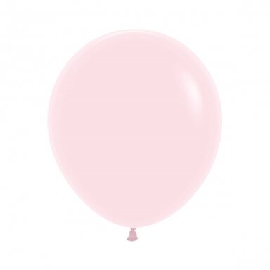 ''Pastel Matte Pink'' spalvos balionas (45cm)
