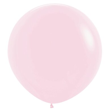 ''Pastel Matte Pink'' spalvos balionas (90cm)