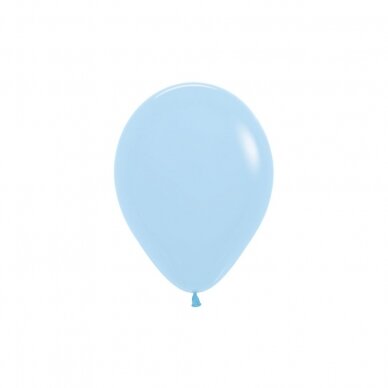 ''Pastel Matte Blue'' spalvos balionas (25cm) - 100vnt