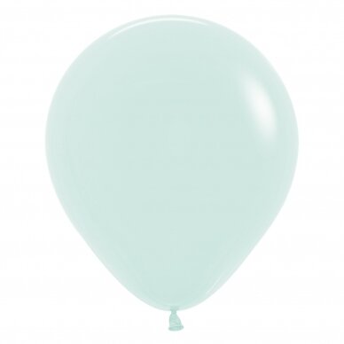 ''Pastel Matte Green'' spalvos balionas (45cm)