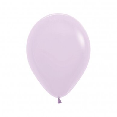 ''Pastel Matte Lilac'' spalvos balionas (25cm) - 100vnt ''Pastel Matte Lilac'' spalvos balionas (25cm) - 100vnt