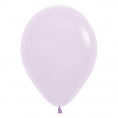 ''Pastel Matte Lilac'' spalvos balionas (30cm) - 50vnt
