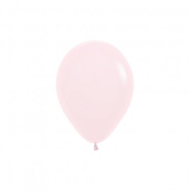 ''Pastel Matte Pink'' spalvos balionas (25cm) - 100vnt
