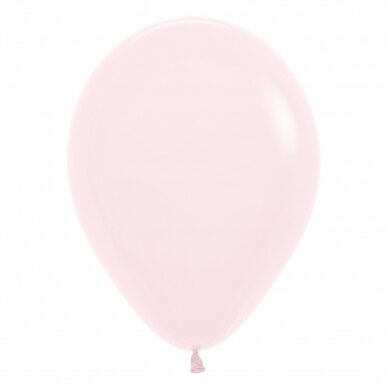 ''Pastel Matte Pink'' spalvos balionas (30cm)