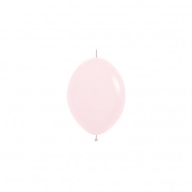 ''Pastel Matte Pink'' spalvos jungiantis balionas (15cm) - 50vnt ''Pastel Matte Pink'' spalvos jungiantis balionas (15cm) - 50vnt