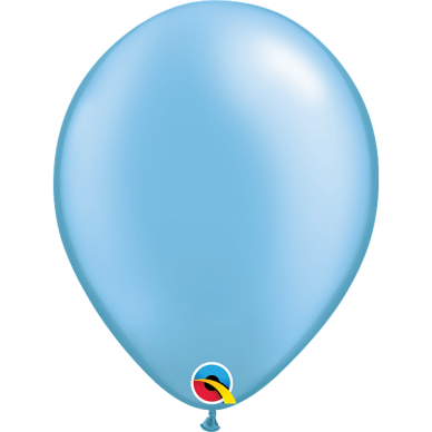 Perlamutrinis ''Azure'' spalvos balionas (28cm)